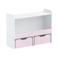 Стеллаж для игрушек и пособий "Росток 1" (белый/зефир) - «globural.ru» - Рузаевка