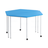 Комплект столов - трапеция (нерегулируемый) на 2 -х колесах - «globural.ru» - Рузаевка