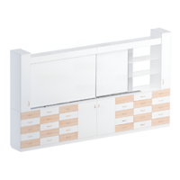 Раздвижная система аудиторных досок (бук/белый) - «globural.ru» - Рузаевка