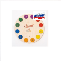 Палитра. Основа круглая с цветными фишками - «globural.ru» - Рузаевка