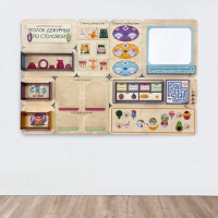 Дидактическая настенная панель «Уголок дежурных по столовой» - «globural.ru» - Рузаевка