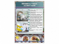 Стенд "Правила ухода за посудой" - «globural.ru» - Рузаевка