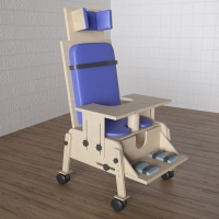 Стул для ребенка с ОВЗ «Новые горизонты» №3 со столешницей синий - «globural.ru» - Рузаевка