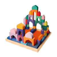 Конструктор  "Разноцветные блоки -3" - «globural.ru» - Рузаевка