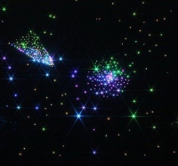 Фиброоптический ковер “Млечный путь” настенный 450 точек 200х100 - «globural.ru» - Рузаевка