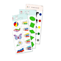 Комплект карточек (10) "Обучающий калейдоскоп для ДО. Познание. Цвет и форма" - «globural.ru» - Рузаевка