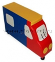 Напольная мягкая игрушка "Грузовик" каталка - «globural.ru» - Рузаевка