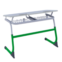 Парта двухместная Smarty регулируемая по высоте с углом наклона столешницы - «globural.ru» - Рузаевка