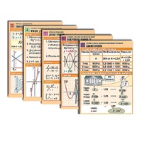 Комплект таблиц по всему курсу алгебры (50 шт., А1, полноцв, лам.) - «globural.ru» - Рузаевка