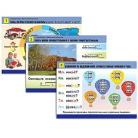 Комплект таблиц для начальной школы "Русский язык. Имя прилагательное" - «globural.ru» - Рузаевка