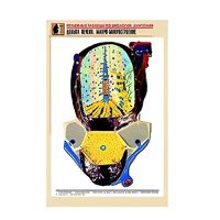 Рельефная таблица "Долька печени. Макро-микростроение" (формат А1, матовое ламинир.) - «globural.ru» - Рузаевка