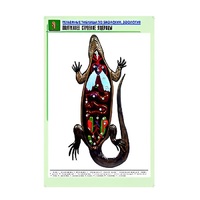 Рельефная таблица "Внутреннее строение ящерицы" (формат А1, матовое ламинир.) - «globural.ru» - Рузаевка