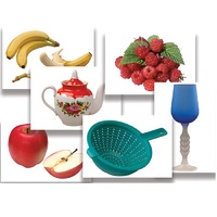 Набор предметных картинок "Фрукты, ягоды, орехи. Посуда" - «globural.ru» - Рузаевка