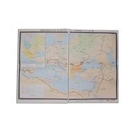 Учебная карта "Византийская империя и славяне в VI - ХI в.в. 1040*1420 мм" (матовое, 2-стороннее лам.) - «globural.ru» - Рузаевка