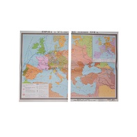 Учебная карта "Европа в 16 - первой половине 17 в.в." 1030*1420 мм (матовое, 2-стороннее лам.) - «globural.ru» - Рузаевка