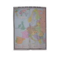 Учебная карта "Европа после 1-ой мировой войны" 1400*1060 мм (матовое, 2-стороннее лам.) - «globural.ru» - Рузаевка