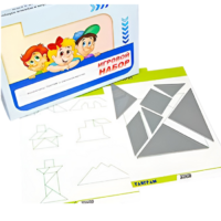 Игровой набор "Танграм" (с комплектом карточек) - «globural.ru» - Рузаевка