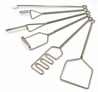 Комплект "Постановочные зонды с витыми ручками с колечком" (мини 6 штук)  - «globural.ru» - Рузаевка