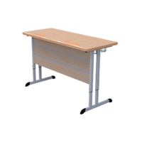 Стол ученический двухместный на плоскоовальной трубе 3-7 гр.р. - «globural.ru» - Рузаевка