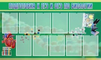 Стенд "Подготовка к ЕГЭ и ОГЭ по биологии" (вариант 2) - «globural.ru» - Рузаевка