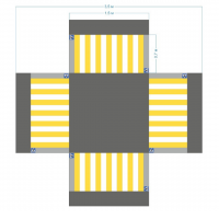 Имитация четырехстороннего перекрестка 5,5*4,5 м - «globural.ru» - Рузаевка