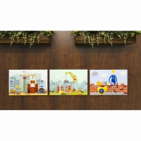 Комплект настенных панелей «Стройка» - «globural.ru» - Рузаевка