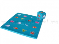 Игровой детский мат «Море» с кубиком (ВИК) - «globural.ru» - Рузаевка