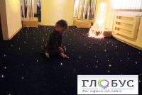 Напольное фибероптическое покрытие «Звездное небо» в комплекте с источником света - «globural.ru» - Рузаевка