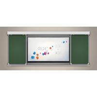 Многофункциональная раздвижная система аудиторных досок 65'' - «globural.ru» - Рузаевка