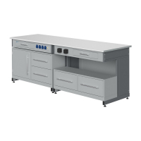 Стол лабораторный демонстрационный с электрическими розетками, автоматами аварийного отключения тока - «globural.ru» - Рузаевка