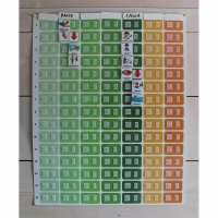 Панель для визуального расписания с цветными ячейками - «globural.ru» - Рузаевка