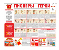 Тематический стенд "Пионеры-герои" - «globural.ru» - Рузаевка