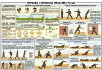Плакат "Приемы и правила метания гранат" - «globural.ru» - Рузаевка