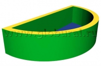 Сухой бассейн полукруглый - «globural.ru» - Рузаевка