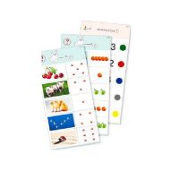 Комплект карточек (10) "Обучающий калейдоскоп для ДО. Познание. Цифры и числа" - «globural.ru» - Рузаевка