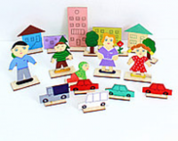 Фигурки для песочной терапии "Семья и дом" - «globural.ru» - Рузаевка