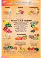 Стенд "Витамины, жиры, углеводы" - «globural.ru» - Рузаевка