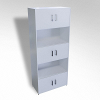 Шкаф широкий полуоткрытый ТР4 ЛДСП  - «globural.ru» - Рузаевка