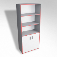 Шкаф широкий открытый с закрытой тумбой ТР2 ЛДСП - «globural.ru» - Рузаевка