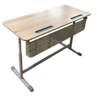 Стол ученический двухместный "Киташка -2" с регулировкой наклона столешницы - «globural.ru» - Рузаевка