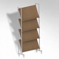 Стеллаж на металлокаркасе демонстрационный - «globural.ru» - Рузаевка