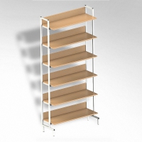  Стеллаж на металлокаркасе односторонний - «globural.ru» - Рузаевка