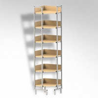 Стеллаж на металлокаркасе угловой - «globural.ru» - Рузаевка