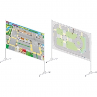 Магнитный стенд двусторонний "Азбука дорожного движения ПДД" - «globural.ru» - Рузаевка
