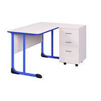 Стол учителя с тумбой с полиуретановой кромкой  - «globural.ru» - Рузаевка