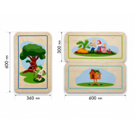 Набор стеновых панелей «Мир сказки - У Лукоморья» - «globural.ru» - Рузаевка