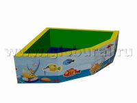 Сухой бассейн угловой (с шелкографией) - «globural.ru» - Рузаевка