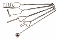 Комплект "Постановочные зонды на витых ручках с колечком (с металлическим шариком)" 5 штук - «globural.ru» - Рузаевка