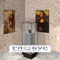Витрина музейная с внутренним пьедесталом - «globural.ru» - Рузаевка