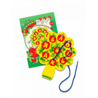 Игровое пособие Шнур-грамотей "Яблонька" - «globural.ru» - Рузаевка